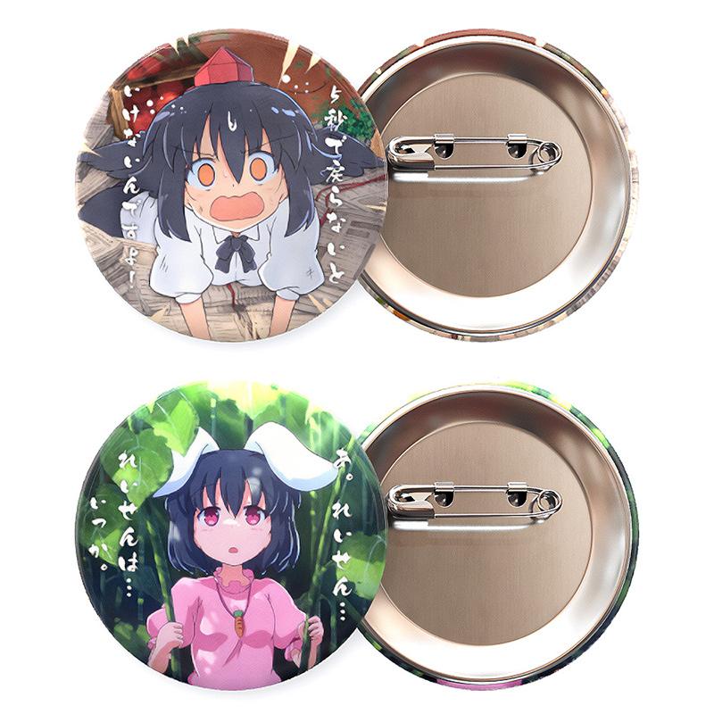 東方夢想夏郷 缶バッチ・文＆てゐ -舞風-Maikaze- : グレップ ヤフー店