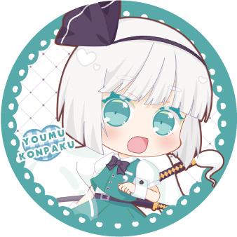 東方Project 缶バッジ 魂魄妖夢s-1　-ハチワレキッド- | 