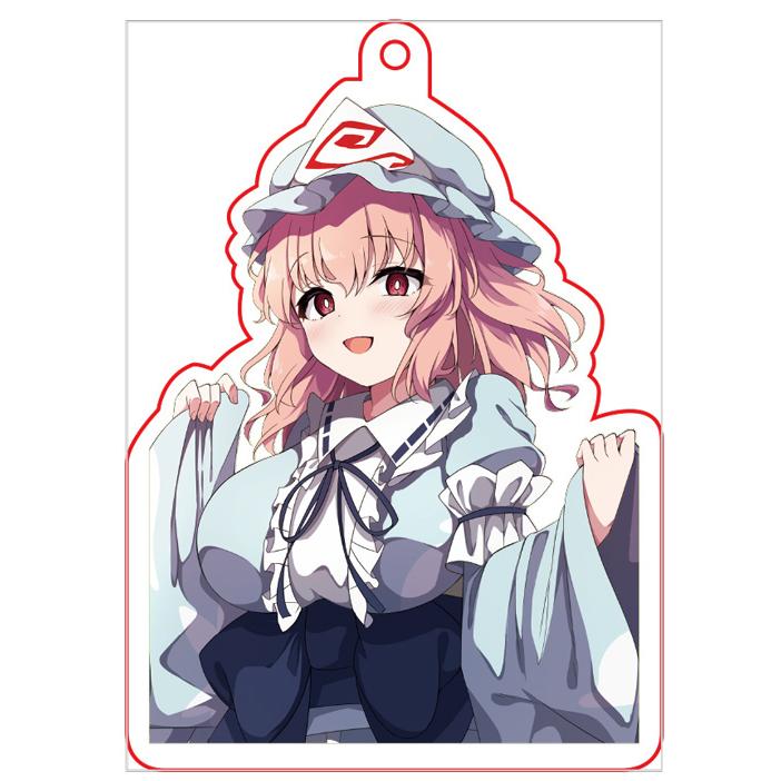 東方project「西行寺幽々子13-2」アクリルキーホルダー　-ぱいそんきっど- | 