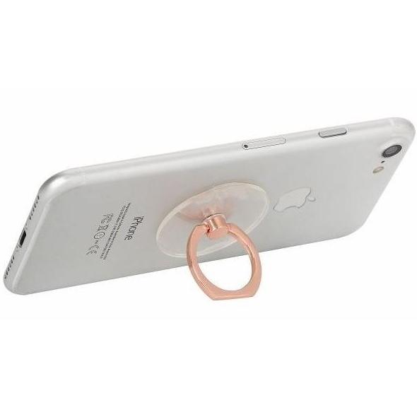 スマホリング 透明 薄型 クリア色 超薄型の丸型（iPhone、Android）スマホリング 対応grepo正規品 丸型 hr-mr1 ...