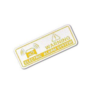 車 防犯ステッカー 防犯グッズ ダミー ステッカーシール 透明 英語 Kurumabouhansi Ru Grepoヤフー店 通販 Yahoo ショッピング