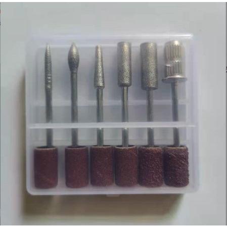 電動ネイル 先端ビット 6本セット ジェルネイルオフ サンディング