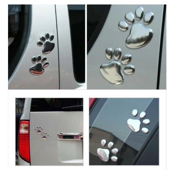 肉球 ステッカー シール 車 傷隠し 立体 エンブレムステッカー エンブレム 3d カーステッカー 車 バイク カー用品 立体 デコレーション Nikukyu Si Ru3d Grepoヤフー店 通販 Yahoo ショッピング