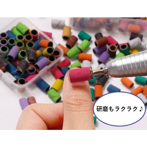 サンディングバンド 電動ネイル やすり 120 180 240 交換 使い捨て 爪