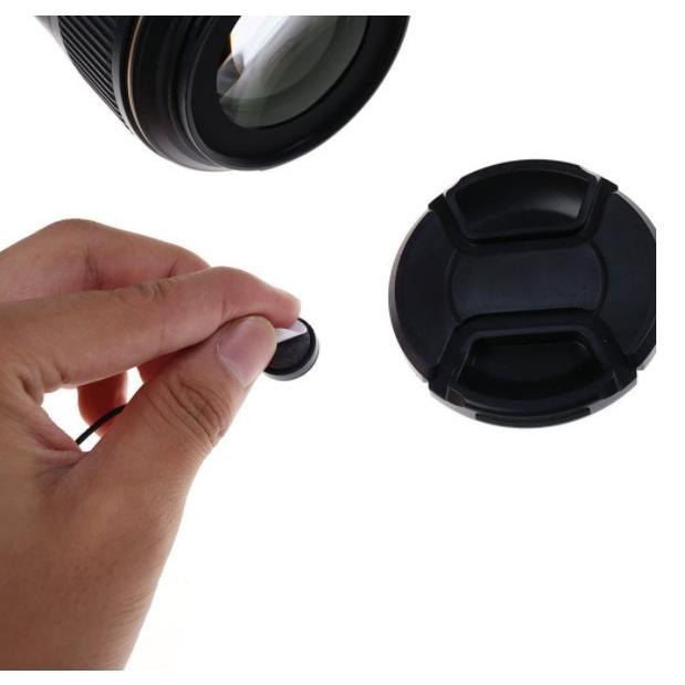 安心と信頼 カメラ レンズ キャップストラップ 紛失防止 落下防止 キャップホルダー レンズストラップ 2個セット nikkob