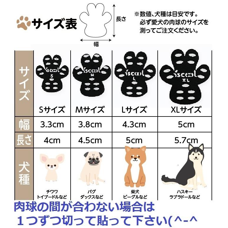 犬 滑り止め 肉球 シール 靴下 24枚 フローリング 足パット 滑らない 肉球保護 フットパット 犬用 ペット 老犬 小型 中型 大型 お試し Suberidome 24 Grepoヤフー店 通販 Yahoo ショッピング