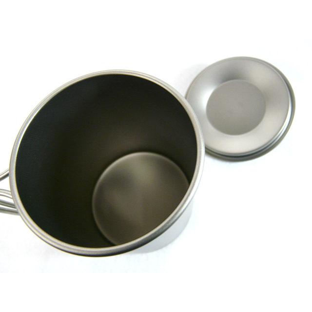 ガオバブ(Gaobabu) Gaobabuチタンマグカップ 300ml＆400mlのセット（フタ・メッシュ袋付）  チタン チタニウム 軽量 蓋付き | Gaobabu | 04