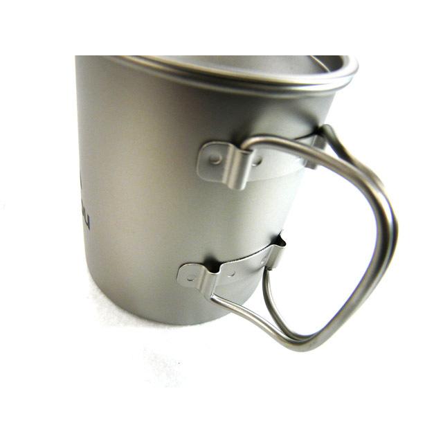 ガオバブ(Gaobabu) Gaobabuチタンマグカップ 300ml＆400mlのセット（フタ・メッシュ袋付）  チタン チタニウム 軽量 蓋付き | Gaobabu | 05