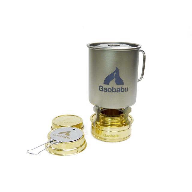 ガオバブ(Gaobabu)オリジナルバーナーセット01（お得6点セット）GSET-01 軽量 コンパクト 収納 アルコール アルスト trangia | Gaobabu | 01