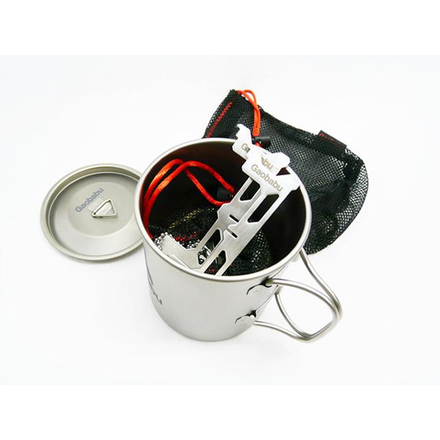 ガオバブ(Gaobabu)オリジナルバーナーセット01（お得6点セット）GSET-01 軽量 コンパクト 収納 アルコール アルスト trangia | Gaobabu | 03