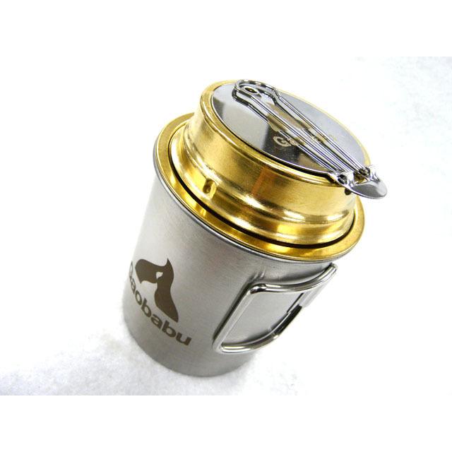 ガオバブ(Gaobabu) Gaobabuオリジナルバーナーセット05(お得4点セット) GSET-05  軽量 コンパクト 収納 アルコール | Gaobabu | 02