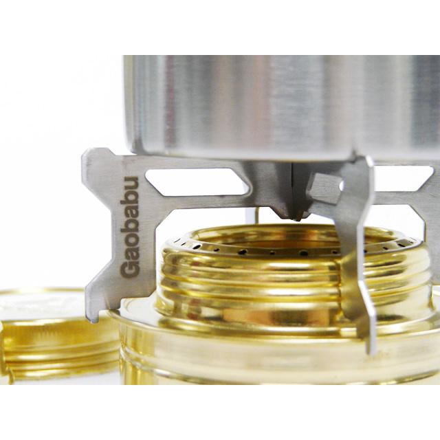 ガオバブ(Gaobabu) Gaobabuオリジナルバーナーセット05(お得4点セット) GSET-05  軽量 コンパクト 収納 アルコール | Gaobabu | 05