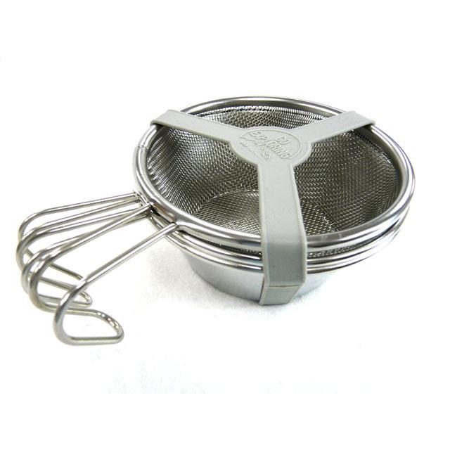 ガオバブ(Gaobabu)Gaobabuシェラカップ300ml 2個とシェラカップ型ザルのセット(収納バンド付き）GSET-18 カップ コップ | Gaobabu | 01