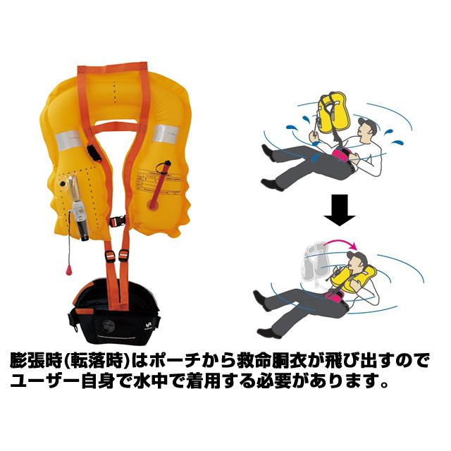 Takashina(高階) BLUE STORM BSJ-4320R（自動膨張式）  ライフジャケット 自動膨張式 救命胴衣 フィッシング 釣り |  | 02