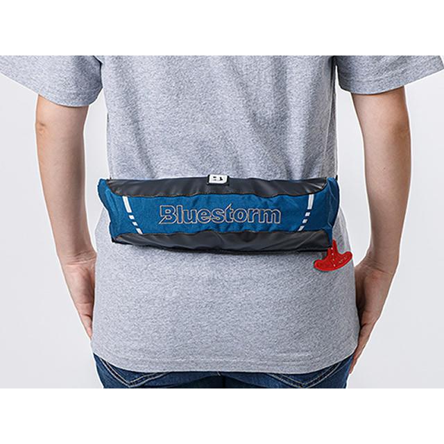 Takashina(高階) BLUE STORM モーゲットウエスト BSJ-9320RS II ブルー  自動膨張式 救命胴衣 桜マーク | Bluestorm | 02