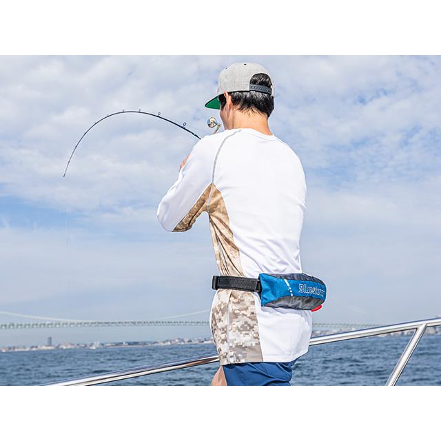 Takashina(高階) BLUE STORM モーゲットウエスト BSJ-9320RS II ブルー  自動膨張式 救命胴衣 桜マーク | Bluestorm | 03