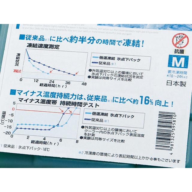 ロゴス(LOGOS) 倍速凍結・氷点下パックM  保冷剤 保冷パック ハードタイプ アイスパック 冷却 便利 暑さ対策 熱中症 災害 備蓄 | LOGOS | 02