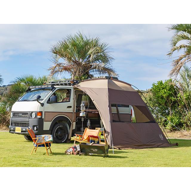 ogawa(キャンパルジャパン) カーサイドシェルターII OG2337  簡単設営 簡単セット 収納袋 ミニバン ソロキャンプ デュオキャンプ | ogawa（アウトドア） | 03