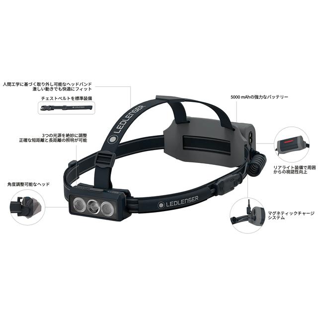LEDLENSER NEO 9R ヘッドランプ Ledlenser NEO9R ｜トレイルランニング用 本格 LEDヘッドランプ