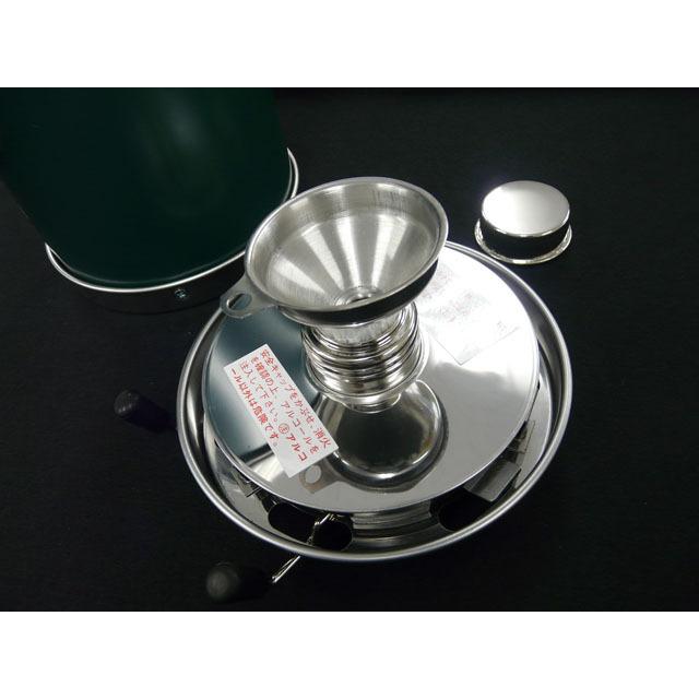 アルポットへの燃料追加に便利な　ステンレス漏斗（じょうご） アルコール 燃料 ろうと ロウト ロート 丈夫 錆びにくい 液体 挿入 詰め替え |  | 03