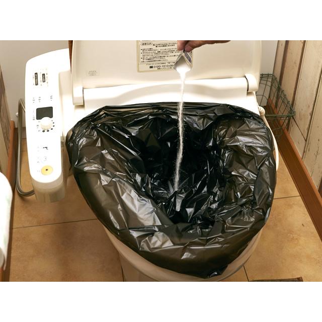 旭電機化成 スマイルキッズ 災害時の緊急トイレ 10回分 ダブル抗菌消臭 ABO-2810A  簡易トイレ 水不要 凝固剤 災害 水害 地震 防災 |  | 02