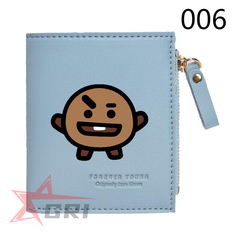 BTS(防弾少年団) LOVE YOURSELF小銭入れ ミニ財布 BT21小さい