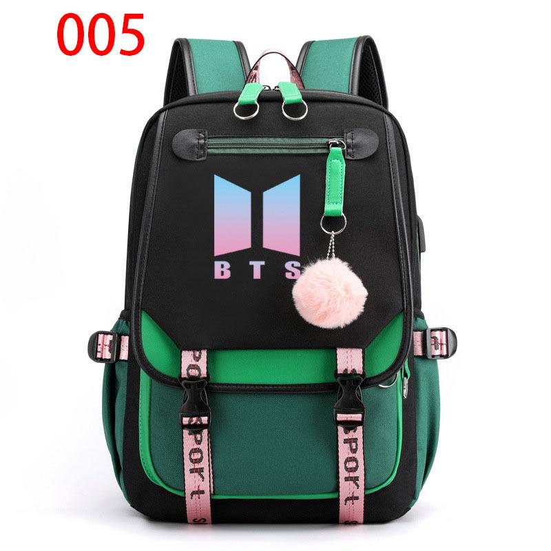 BTS リュック　bts カバン 新品 BTS(防弾少年団) 日常用/韓流グッズ デイパック 通勤 通学