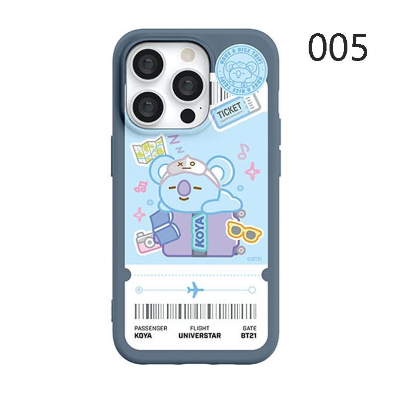 防弾少年団(BTS) - BT21 スマホケース Amazon.co.jp: [iPhoneXR] 正規品 BT21 BTS 防弾少年団 Card
