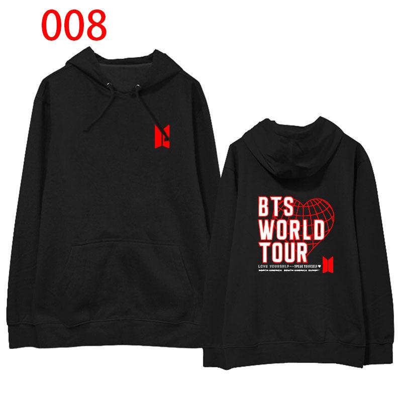 新品BTS(防弾少年団) BT21 フード付きセーター グッズ 秋冬 パーカー 