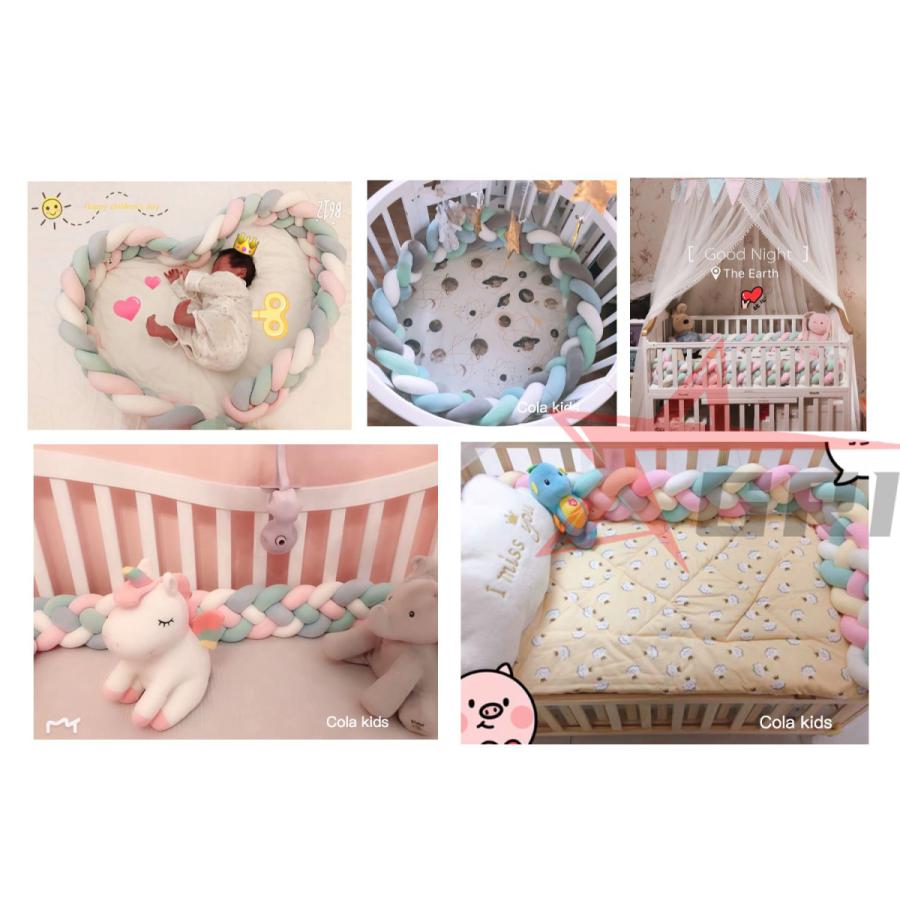 4本編み 寝返り防止クッション 1M 2.2M 3.6M 3M 4.2M ベッドガード