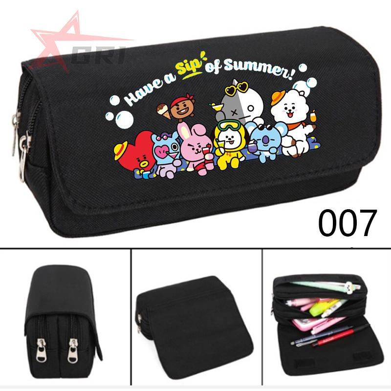 BTS 防弾少年団 BT21 グッズ 文房具 マルチポーチ 筆箱 文具収納 男女