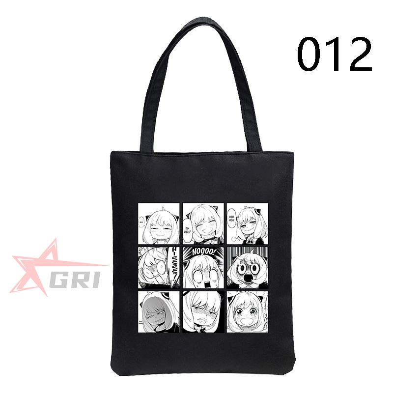 SPY×FAMILY 手提げバッグ日常用 スパイファミリー トートバッグ 帆布