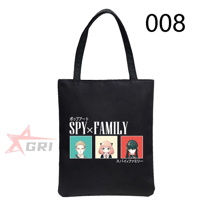 SPY×FAMILY 手提げバッグ日常用 スパイファミリー トートバッグ 帆布