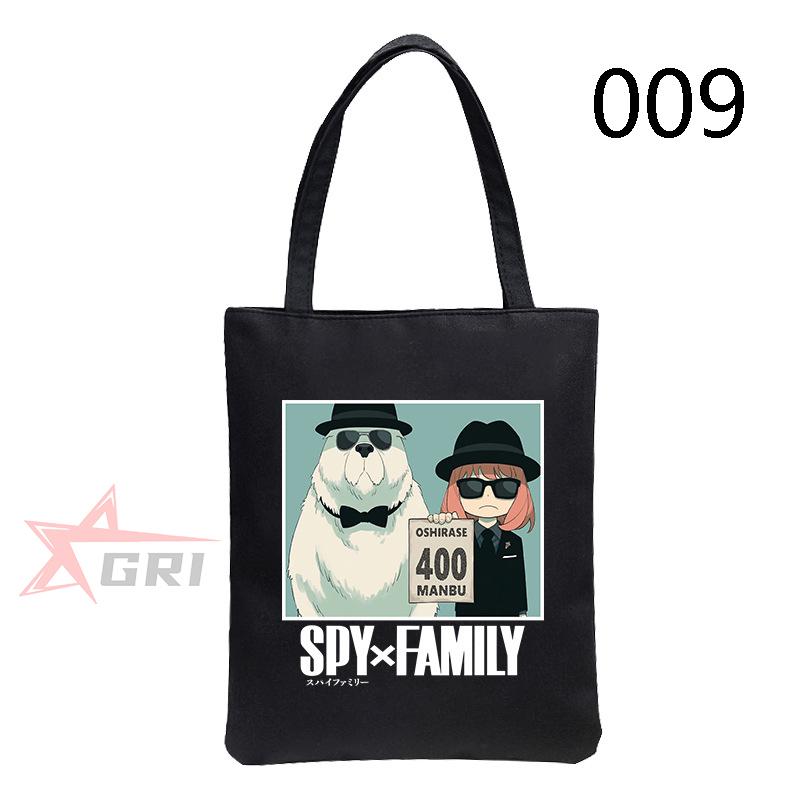 SPY×FAMILY 手提げバッグ日常用 スパイファミリー トートバッグ 帆布 