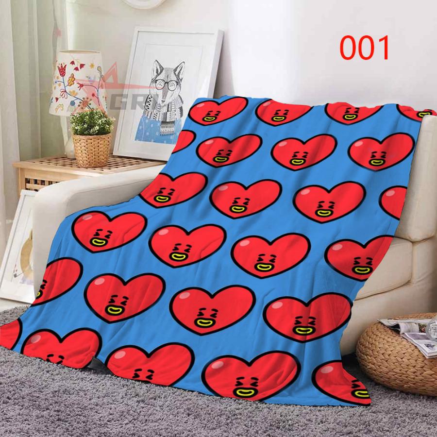防弾少年団(BTS) - BTS 防弾少年団 bt21 毛布 限定ブランケット BTS (防弾少年団) BT21 毛布 膝掛け フード付き 防弾少年団 お昼