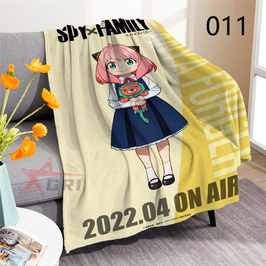 SPY×FAMILY スパイファミリー 毛布 膝掛け フード付き お昼ねケット 