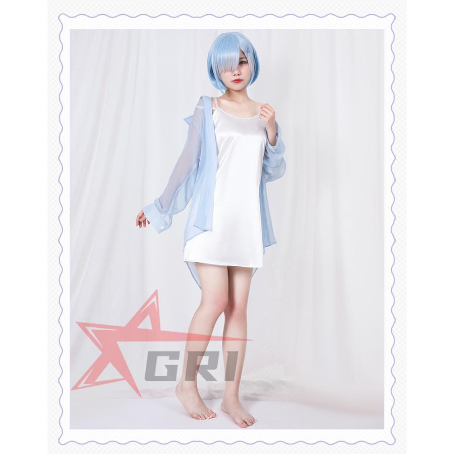Re:ゼロから始める異世界生活 レム パジャマ 風 コスプレ 衣装 Re:ゼロから始める異世界生活 レム パジャマ 風 コスプレ 衣装