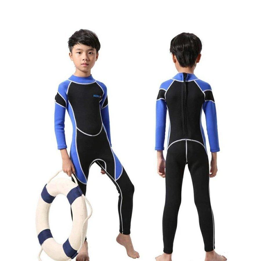 ウェットスーツ 子供 キッズ水着 2.5mm フルスーツ 長袖 女の子 男の子