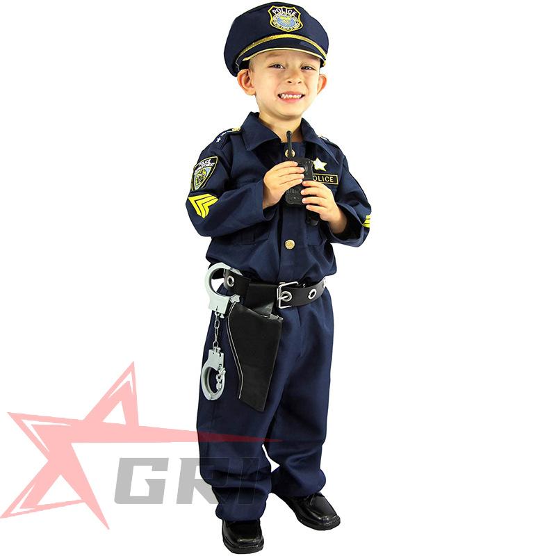 ハロウィン 衣装 子供用 警官 ポリス 仮装 コスチューム 警察 キッズ パイロット 子供服 Halloween コスプレ 警察官 制服 おまわりさん パーティー道具 Wsjfz 320 Gri 通販 Yahoo ショッピング