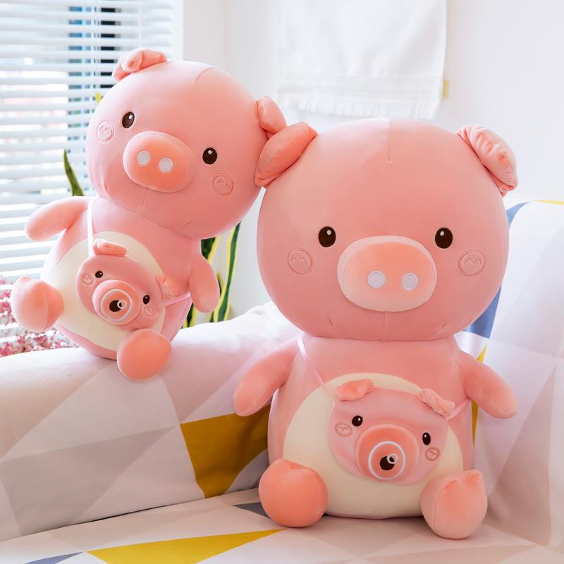 ブタ 縫い包み ふわふわ 添い寝枕 Pig 豚ぬいぐるみ 昼寝 大きいサイズ ピンク 抱き枕 特大 安眠 癒し クッション 誕生日プレゼント とても可愛く肌触りもいい 卓出