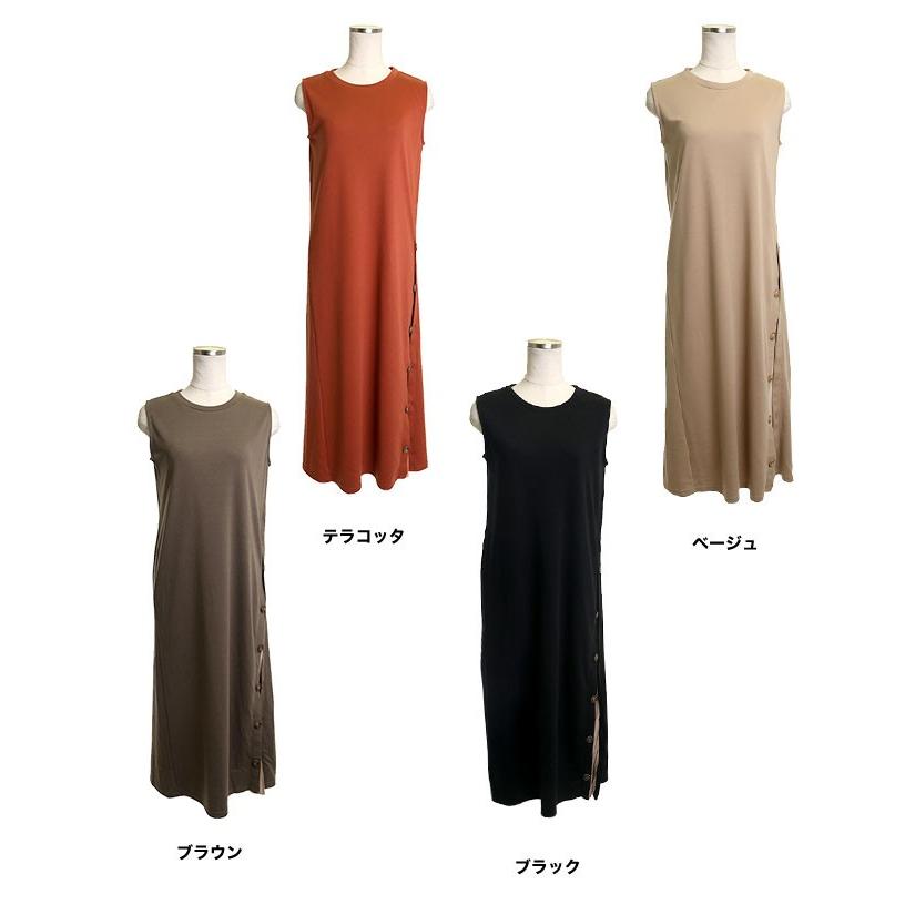 ワンピース レディース 夏 ロング マキシ 膝下 ノースリーブ プリーツ ストレッチ 2Way きれいめ おしゃれ 送0 | ブランド登録なし | 08