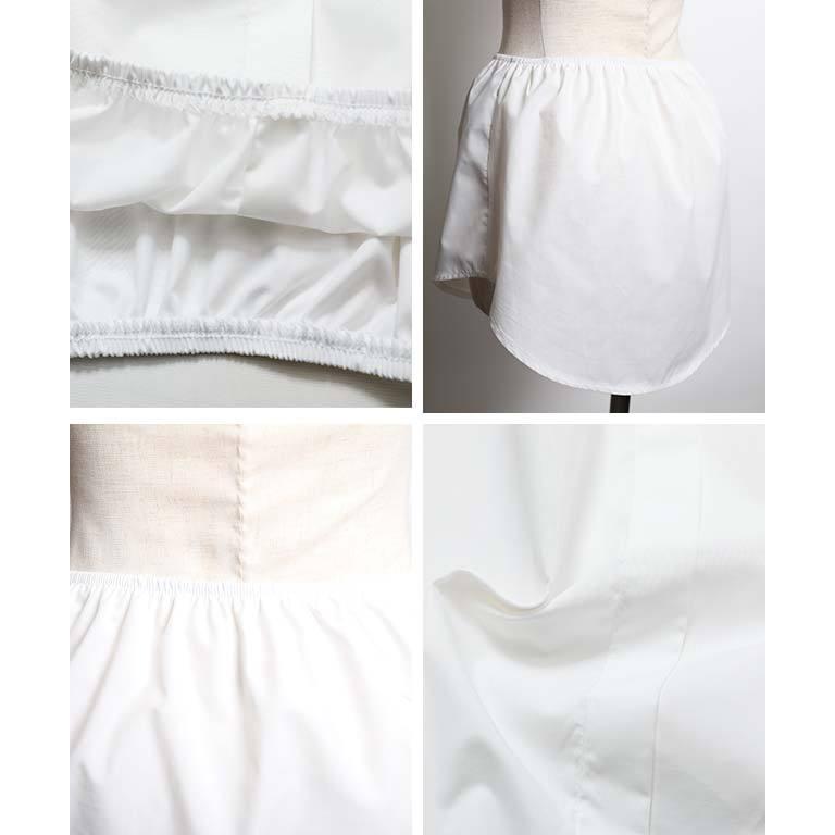 付け裾 トップス Tシャツ レディース 裾だけ 重ね着 インナー シャツ ブラウス 体型カバー ウエストゴム レイヤード シフォン 送0 | ブランド登録なし | 15