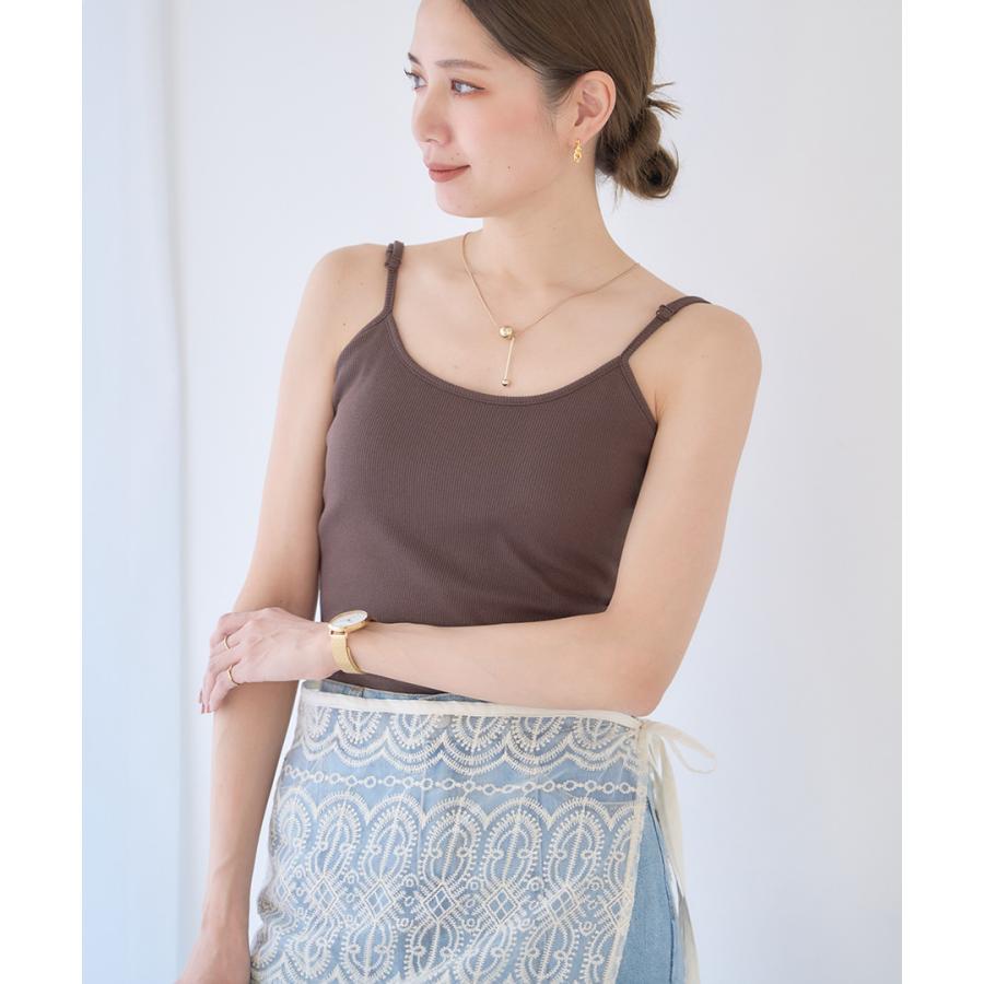 カップ付き バックオープンブラトップ キャミソール ブラ バックオープンブラ リブ カップ付きキャミソール 背中開き ブラ | ブランド登録なし | 14