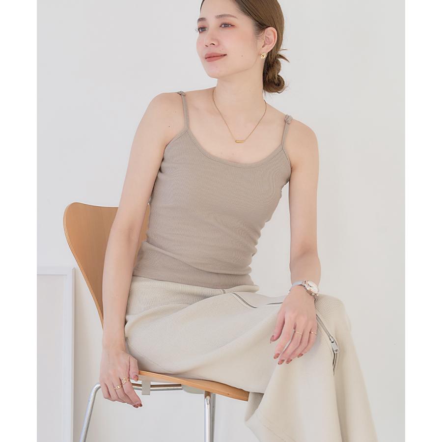 カップ付き バックオープンブラトップ キャミソール ブラ バックオープンブラ リブ カップ付きキャミソール 背中開き ブラ | ブランド登録なし | 20