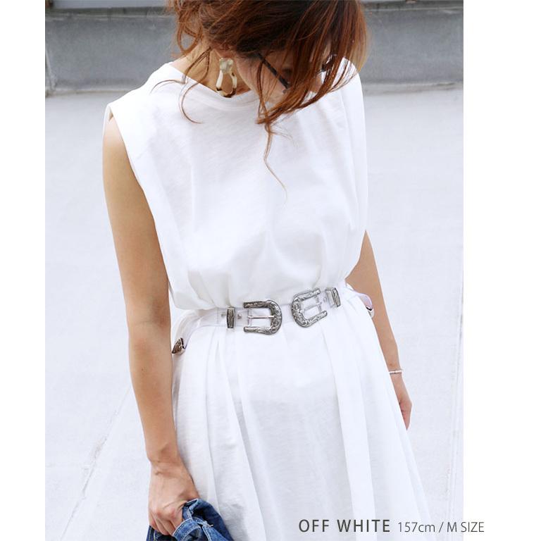 送料無料 ワンピース レディース ショルダータック ノースリーブ ワンピース ロング カットソー 綿スラブ 体型カバー ゆったり マタニティ ワンマイルウェア M0 | ブランド登録なし | 16