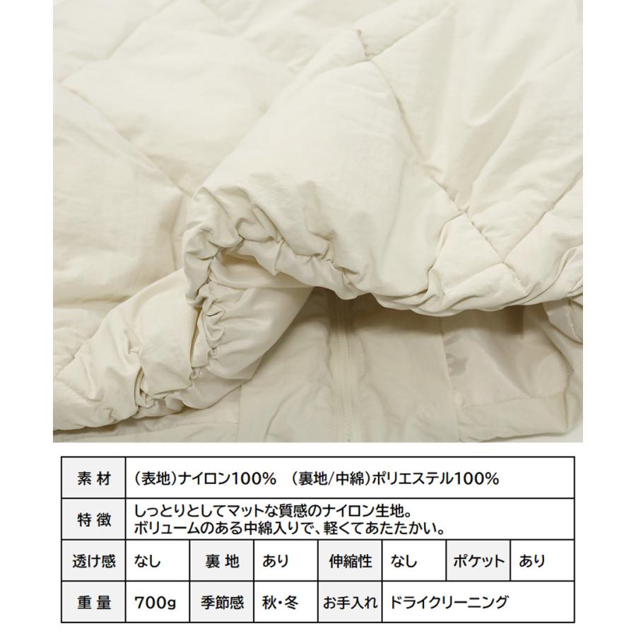 SALE 中綿ジャケット レディース 中綿ブルゾン レディース フェイクダウン ダウンジャケット レディース ダイヤ柄キルト アウター 冬 | ブランド登録なし | 15