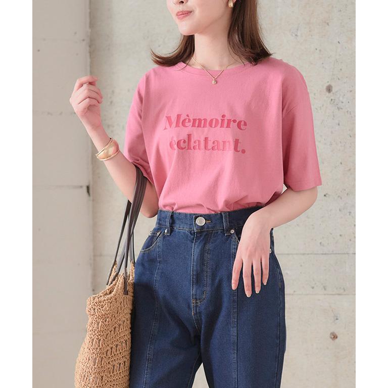 トップス tシャツ レディース 半袖 ロゴ ロゴt カットソー カジュアル