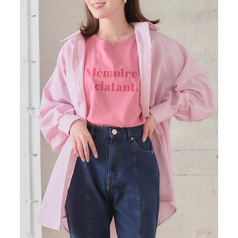 トップス tシャツ レディース 半袖 ロゴ ロゴt カットソー カジュアル