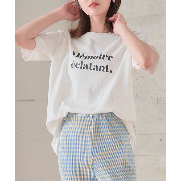 トップス tシャツ レディース 半袖 ロゴ ロゴt カットソー カジュアル