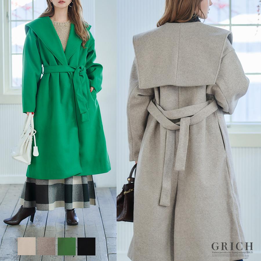 美品　Ralph Lauren ウールコート オリーブグリーン　レディースＳ 美品 Ralph Lauren ウールコート オリーブグリーン レディースS